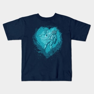 I´m falling in love with a mermaid Kids T-Shirt